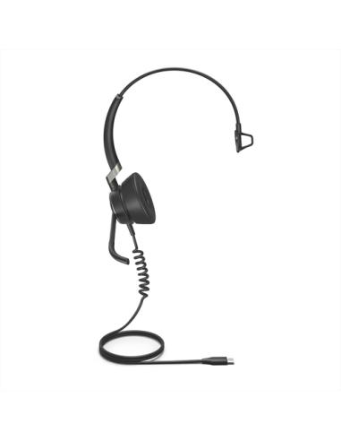Jabra Engage 50 Auriculares Alámbrico Diadema Oficina/Centro de llamadas USB Tipo C Bluetooth Negro