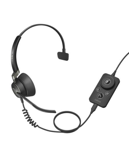 Jabra Engage 50 Auriculares Alámbrico Diadema Oficina/Centro de llamadas USB Tipo C Bluetooth Negro