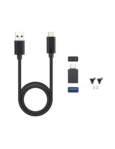 TooQ TQE-2280B caja para disco duro externo Caja externa para unidad de estado sólido (SSD) Negro M.2
