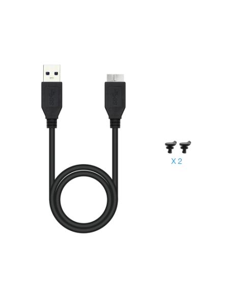 TooQ TQE-2281G caja para disco duro externo Caja externa para unidad de estado sólido (SSD) Gris M.2