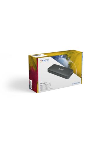 TooQ TQE-2281G caja para disco duro externo Caja externa para unidad de estado sólido (SSD) Gris M.2