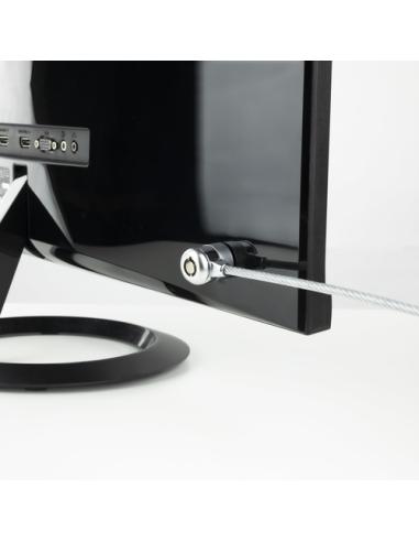 TooQ TQCLKC0025 cable antirrobo Plata 1,5 m