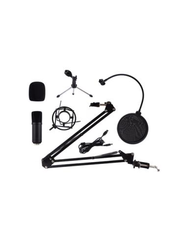 CoolBox MICROFONO STREAMING USB FILTRO+BRAZO+TRIPODE