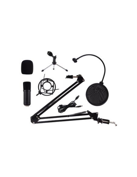 CoolBox MICROFONO STREAMING USB FILTRO+BRAZO+TRIPODE