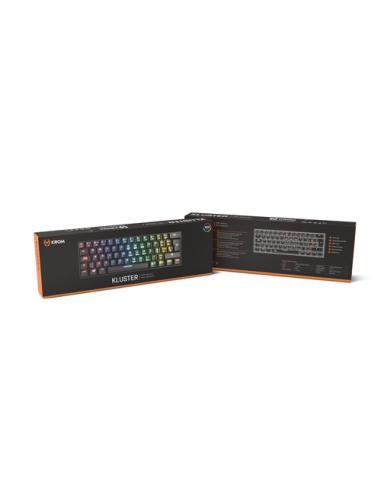 Krom Kluster teclado Juego USB + Bluetooth Negro