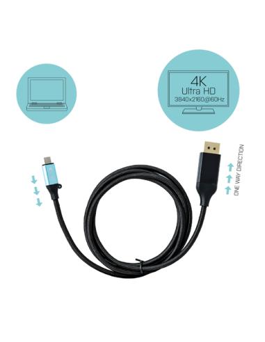 i-tec USB-C DisplayPort Cable Adapter 4K / 60 Hz 150cm