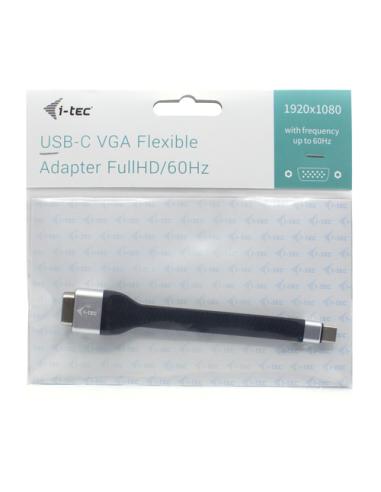 i-tec USB-C Flat VGA Adapter 1920 x 1080p/60 Hz