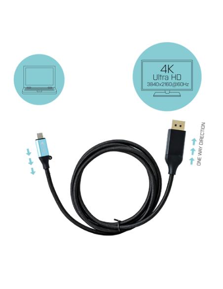 i-tec USB-C DisplayPort Cable Adapter 4K / 60 Hz 200cm