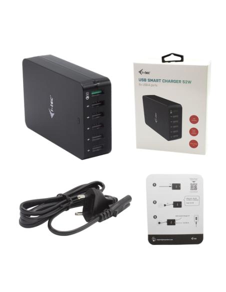 i-tec USB Smart Charger 6x USB-A Port 52W