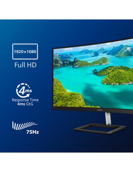 Philips E Line 322E1C/00 pantalla para PC 80 cm (31.5") 1920 x 1080 Pixeles Full HD LCD Negro