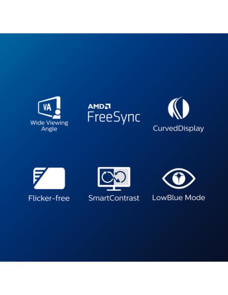 Philips E Line 322E1C/00 pantalla para PC 80 cm (31.5") 1920 x 1080 Pixeles Full HD LCD Negro