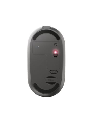 Trust Puck ratón Oficina Ambidextro RF Wireless + Bluetooth Óptico 1600 DPI
