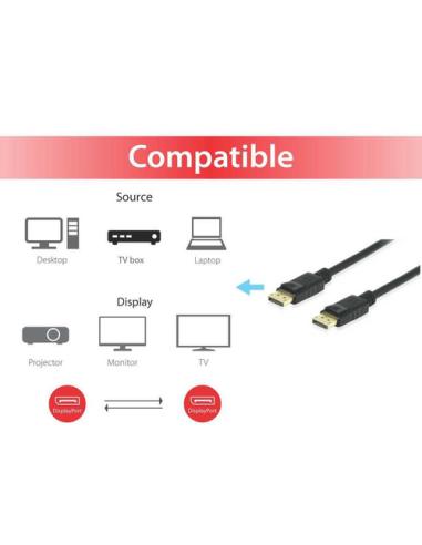 Equip 119251 Cable DisplayPort 1.4, 1,0 m, 8K/60 Hz