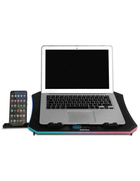 Krom Kooler almohadilla fría 48,3 cm (19") 2100 RPM Negro