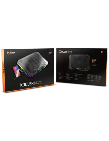 Krom Kooler almohadilla fría 48,3 cm (19") 2100 RPM Negro