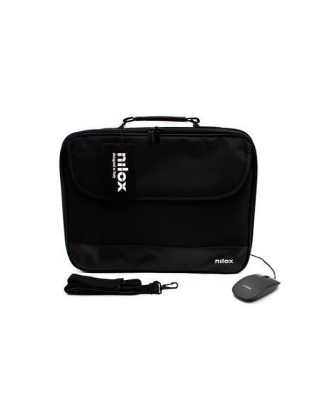 Nilox MALETIN 15,6 DURO + RATON OPTICO USB