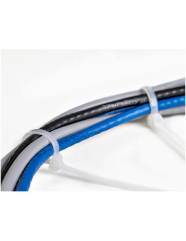 StarTech.com Bridas de 25cm para cables - 4 mm de ancho, 68 mm de diámetro, soportan 22 kg de tensión, de nylon, cierre automáti
