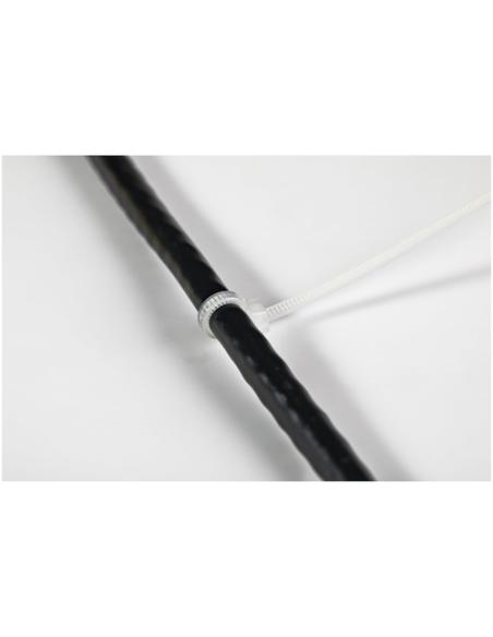 StarTech.com Bridas Ataduras de 10cm para Cables - Ancho 2mm, Diámetro del Haz 22mm, 8kg de Resistencia, Ataduras de Cremallera 