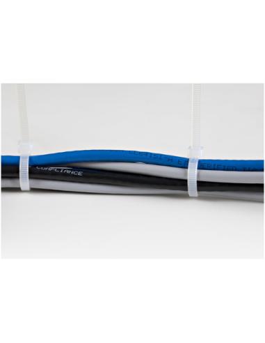 StarTech.com Bridas de 25cm para cables - 4 mm de ancho, 68 mm de diámetro, soportan 22 kg de tensión, de nylon, cierre automáti