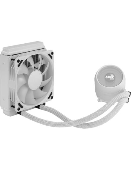 Aerocool MIRAGEL120W Refrigeración Líquida CPU Ventilador 12cm ARGB TDP 200W Blanco