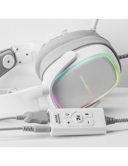 Mars Gaming MSC2W, Blanco, One size