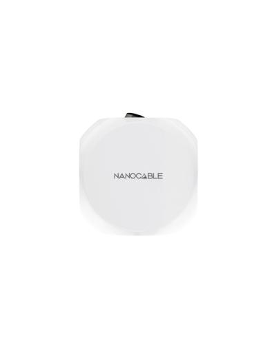 Nanocable Base de 3 enchufes con 4 USB's (2 USB A + 2 USB-C), con interruptor