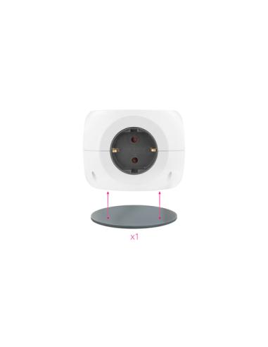 Nanocable Base de 3 enchufes con 4 USB's (2 USB A + 2 USB-C), con interruptor