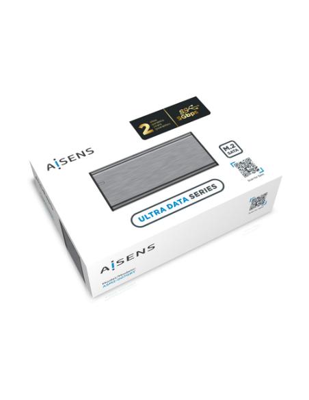 AISENS Caja Externa M.2 (NGFF) ASM2-007GRY SATA A USB3.1 Gen1, Gris