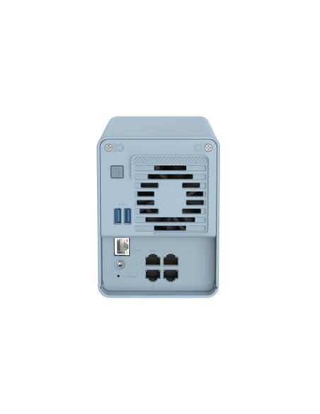 QNAP QMiroPlus-201W NAS Escritorio Intel® Celeron® J4125 4 GB DDR4 0 TB QNAP Turbo System Azul