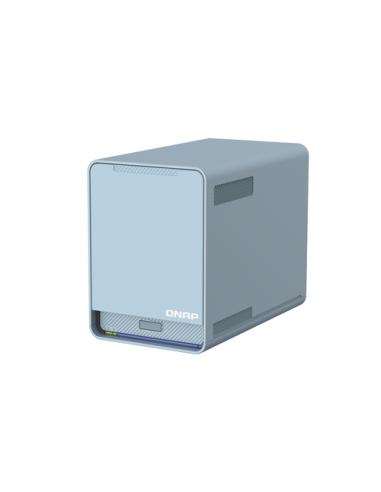 QNAP QMiroPlus-201W NAS Escritorio Intel® Celeron® J4125 4 GB DDR4 0 TB QNAP Turbo System Azul