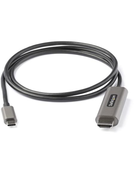 StarTech.com Cable 1m USB C a HDMI 4K de 60Hz con HDR10 - Adaptador de Vídeo USB Tipo C a HDMI 2.0b Ultra HD 4K - Convertidor US
