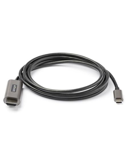 StarTech.com Cable 2m USB C a HDMI 4K de 60Hz con HDR10 - Adaptador de Vídeo USB Tipo C a HDMI 2.0b Ultra HD 4K - Convertidor US