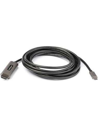 StarTech.com Cable 3m USB C a HDMI 4K de 60Hz con HDR10 - Adaptador de Vídeo USB Tipo C a HDMI 2.0b Ultra HD 4K - Convertidor US