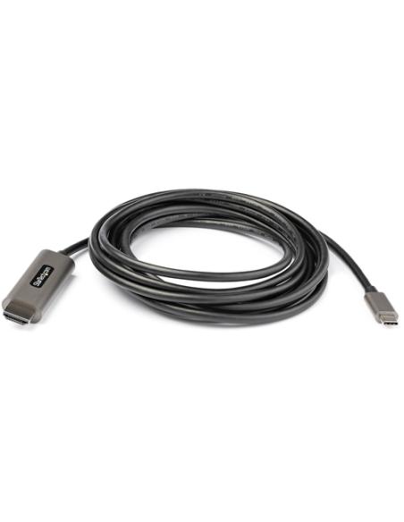 StarTech.com Cable 3m USB C a HDMI 4K de 60Hz con HDR10 - Adaptador de Vídeo USB Tipo C a HDMI 2.0b Ultra HD 4K - Convertidor US