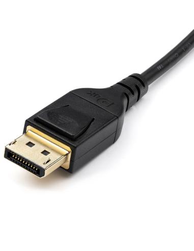 StarTech.com Cable Adaptador de 2m Mini DisplayPort a DisplayPort 1.4 Certificado por VESA - HDR de 8K 60Hz HBR3 - Cable mDP a S