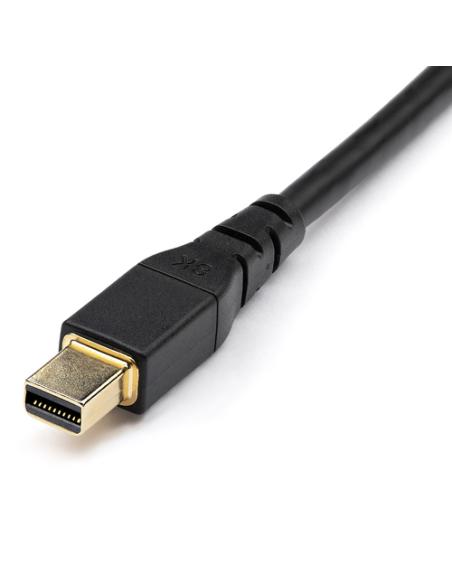 StarTech.com Cable Adaptador de 2m Mini DisplayPort a DisplayPort 1.4 Certificado por VESA - HDR de 8K 60Hz HBR3 - Cable mDP a S