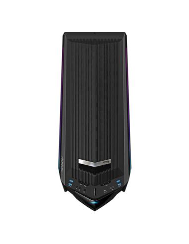 GIGABYTE AORUS C700 GLASS Caja de PC – Torre completa, compatible con hasta E-ATX y radiadores de 420 mm, 5 ventiladores de 120 