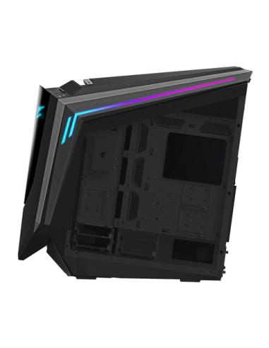 GIGABYTE AORUS C700 GLASS Caja de PC – Torre completa, compatible con hasta E-ATX y radiadores de 420 mm, 5 ventiladores de 120 