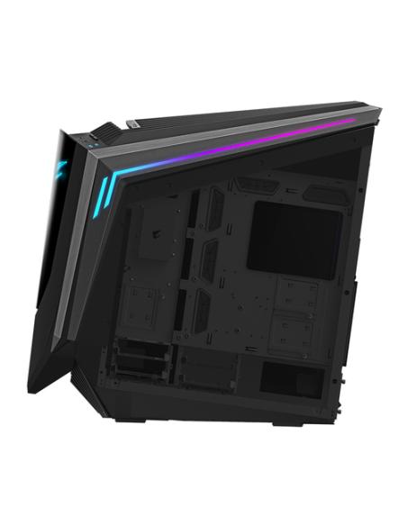 GIGABYTE AORUS C700 GLASS Caja de PC – Torre completa, compatible con hasta E-ATX y radiadores de 420 mm, 5 ventiladores de 120 