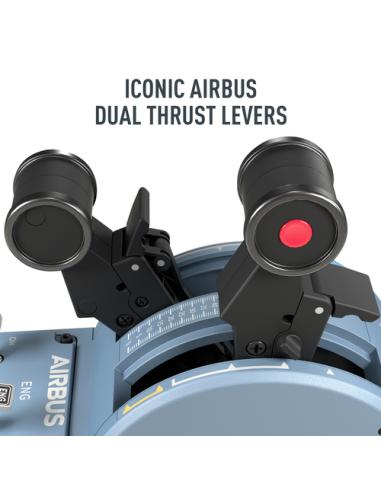 Thrustmaster TCA Quadrant Airbus Edition Negro, Azul Simulador de Vuelo PC