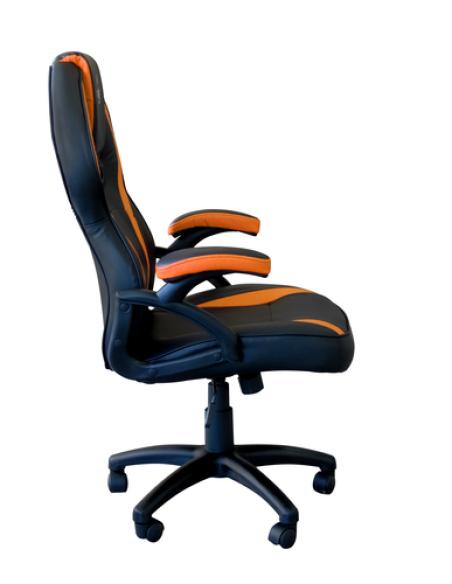 KeepOut XS200 Silla para videojuegos universal Asiento acolchado Negro, Naranja