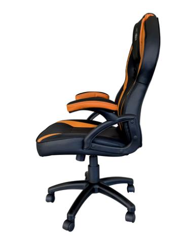 KeepOut XS200 Silla para videojuegos universal Asiento acolchado Negro, Naranja