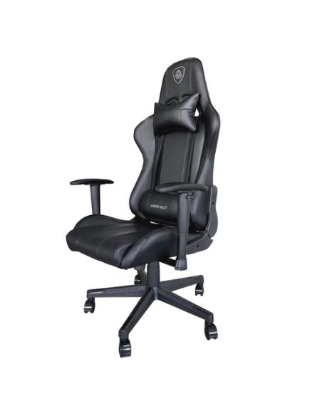 KeepOut XSPRO-RACING Silla para videojuegos universal Asiento acolchado Negro