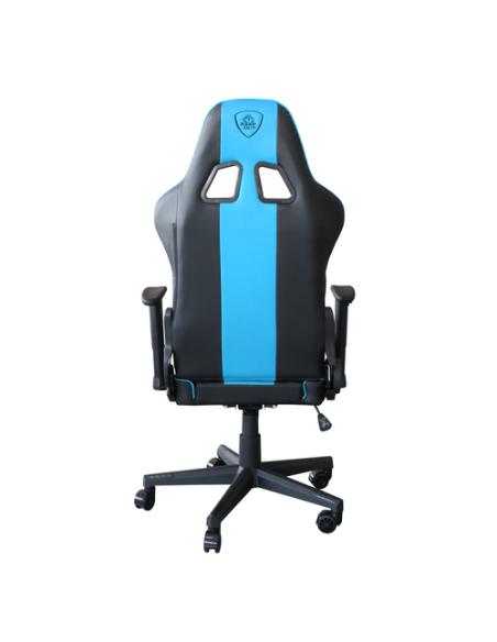 KeepOut XSPRO-RACING Silla para videojuegos universal Asiento acolchado Turquesa, Negro