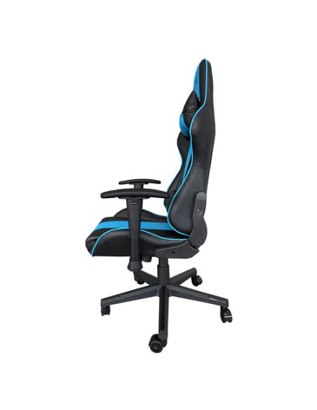 KeepOut XSPRO-RACING Silla para videojuegos universal Asiento acolchado Turquesa, Negro
