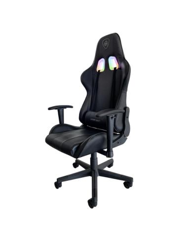 KeepOut XSRGB-RACING silla para videojuegos Silla para videojuegos universal Asiento acolchado Negro