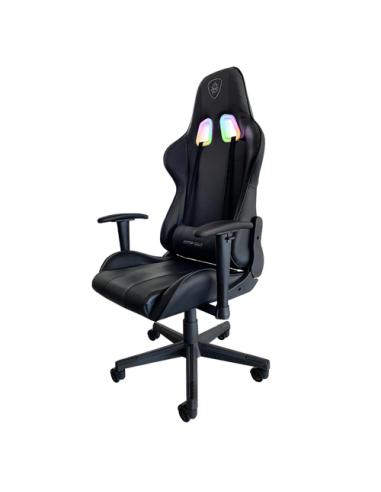 KeepOut XSRGB-RACING silla para videojuegos Silla para videojuegos universal Asiento acolchado Negro