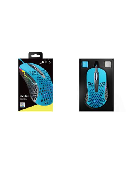 CHERRY XTRFY M4 RGB ratón Juego mano derecha USB tipo A Óptico 16000 DPI