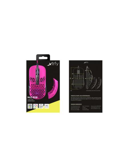 CHERRY XTRFY M42 RGB ratón Juego Ambidextro USB tipo A Óptico 16000 DPI