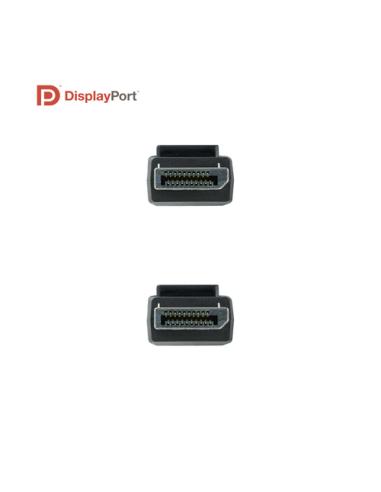 Nanocable 10.15.2502 cable DisplayPort 2 m Negro